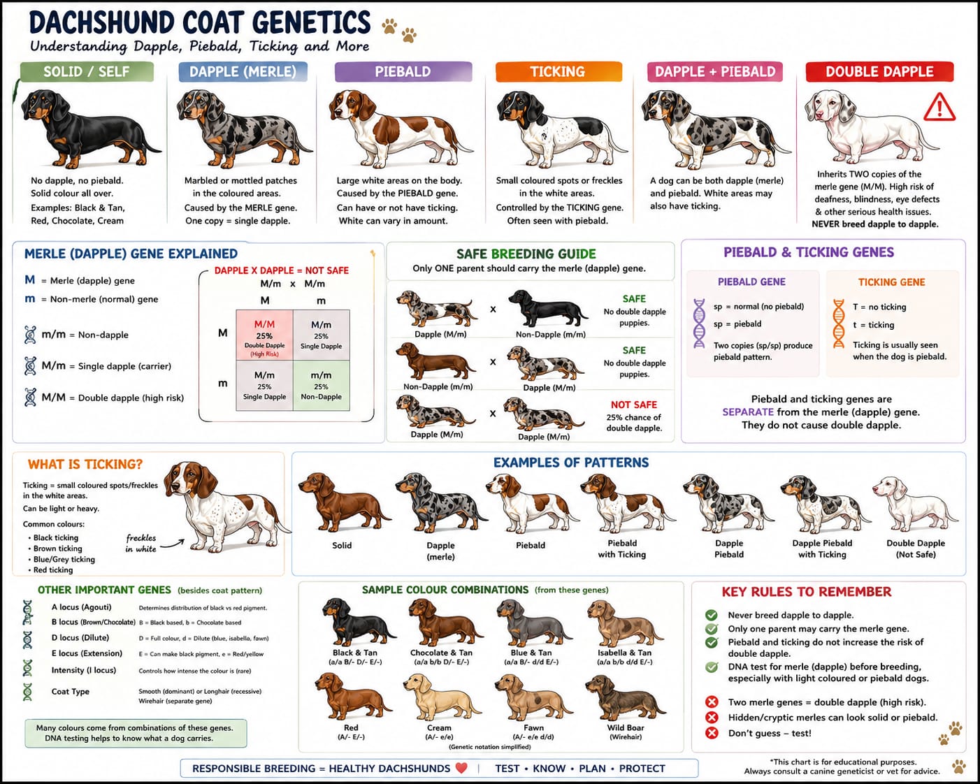 Dachshund coat genetics guide